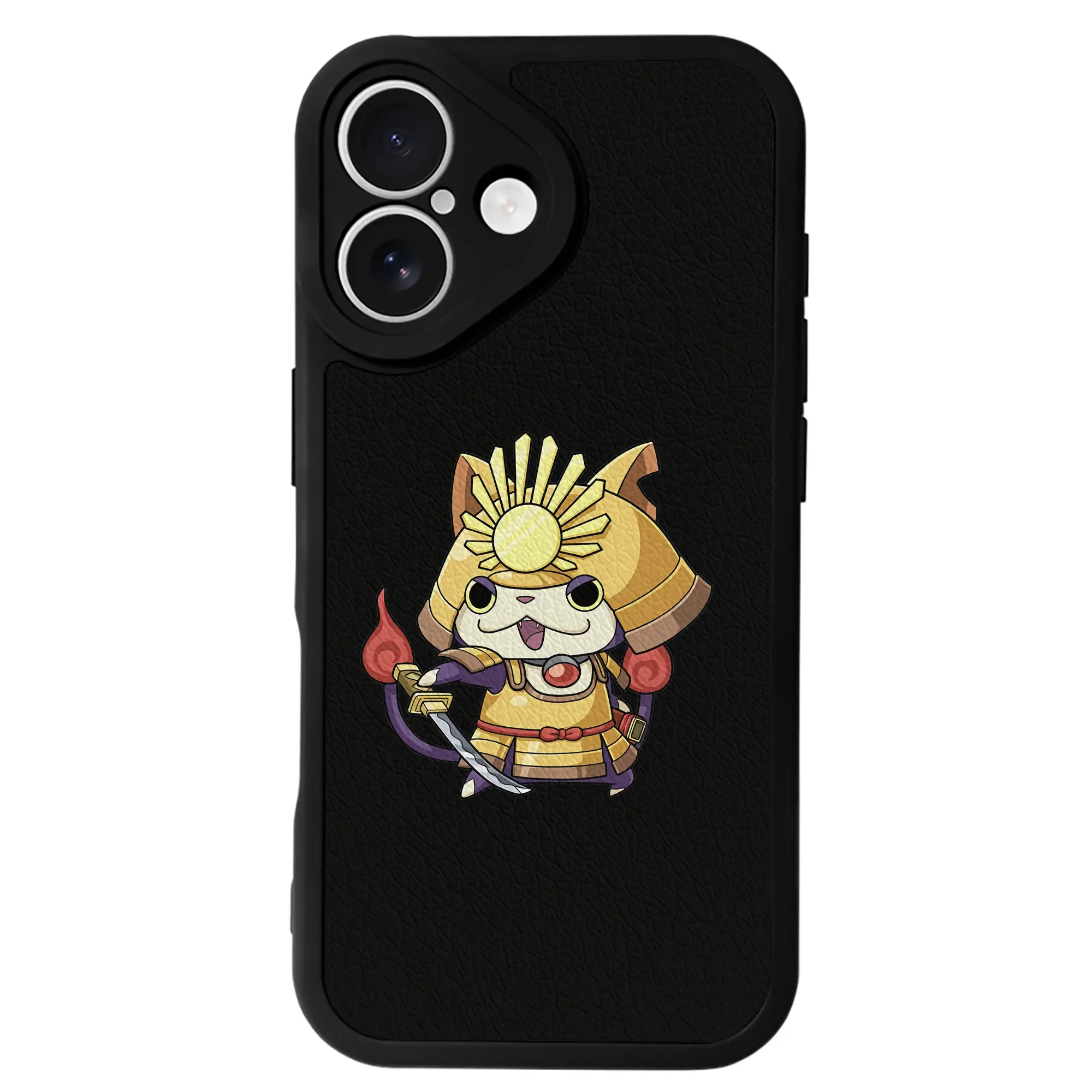 妖怪ウォッチ グッズ,ブシニャン - IPhone 16シリーズ対応 ・ シリコンスマホケース ・ レザー調 ・ 高精度フィット ・ 耐衝撃 ・ ワイヤレス充電対応 ・ 精密カット